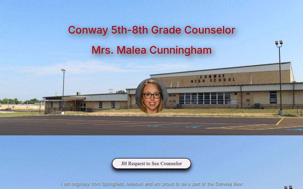 Conway Schools Mrs. Cunningham